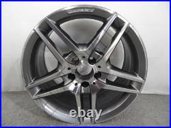 Mercedes E Class S212 W212 18 8,5j Genuine Amg Grey Front Alloy Wheel