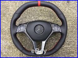 Mercedes Glk X204 W204 W212 Se Flat Top&bottom Custom Made Steering Wheel