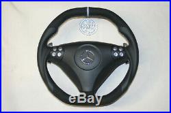 Mercedes SLK R171 SLK55 W209 W203 CLK AMG paddle steering wheel flat bottom
