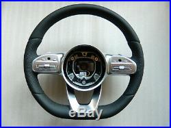 Mercedes W222 C217 W213 W205 C257 S CL E C CLS AMG FLAT SPORT Steering wheel OEM