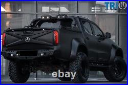 Mercedes X Class ABS Matte Black Wheel Arch Trim Fender Flares Body Kit JUMBO