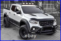 Mercedes X-Class Pickup Wide Wheel Arch kit With Bolt Hole Look Matte Black