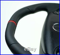 Mercedes custom flat bottom thick steering wheel R230 CLK W209 SL AMG