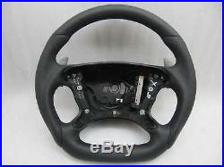 Mercedes custom steering wheel paddle shift flat bottom black W219 W209 W211 AMG