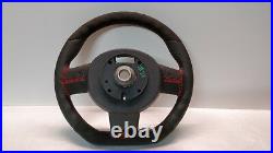 Mini Cooper Steering Wheel Flat Alcantara Jcw Custom R55 R56 R57 R60 Red Stitch