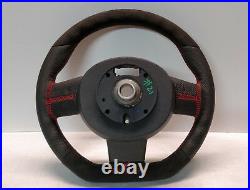 Mini Cooper Steering Wheel Flat Alcantara Jcw Custom R55 R56 R57 R60 Red Stitch