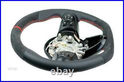 Mini Cooper custom steering wheel f54 f55 f56 f60 flat bottom thick Alcantantara