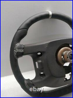 Mitsubishi Gto 3000gt Mk1 Steering Wheel Flat Bottom Custom Grey Stitch Marker