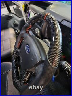 Mk7 Ford Transit Flat Bottom Custom Steering Wheel 2006-2013