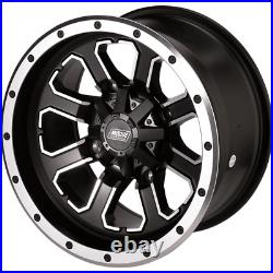 Moose Matte Black 548X Wheel 7 x 12
