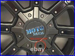 Moto Metal MO984 Shift Wheel Rim 18x9 J-2 Matte Black Gloss Inserts 18