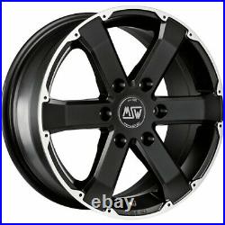 Msw 46 Matt Black Full Polished Alloy Wheel 17x7.5 Et20 6x139