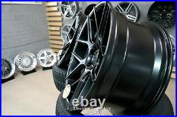 New 18 inch 5x112 HAXER HX 022 rim AUDI MERCEDES CONCAVE Wheels Black BBS Vossen