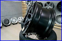 New 18 inch 5x112 HAXER HX 022 rim AUDI MERCEDES CONCAVE Wheels Black BBS Vossen