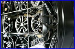 New 18 inch 5x120 HAXER HX 022 rims BMW E60 F01 CONCAVE Wheels Black BBS Vossen