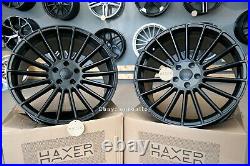 New 21 inch 5x120 HAXER HX010B design black matt wheels for BMW X5 X6 E70 F15