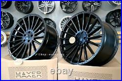 New 21 inch 5x120 HAXER HX010B design black matt wheels for BMW X5 X6 E70 F15