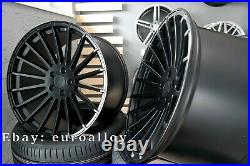 New 22 inch 5x120 HAXER HX010 design black matt wheels for BMW X5 X6 E70 F15 F16