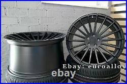 New 22 inch 5x120 HAXER HX010 design black matt wheels for BMW X5 X6 E70 F15 F16