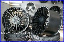 New 22 inch 5x120 HAXER HX010 style black matt wheels for BMW X5 X6 E70 F15 F16