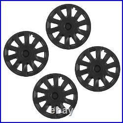 New 4Pcs 18 Wheel Hub Cover Matte Black Fully Wrap Protector Fit For Model 3