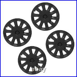 New 4Pcs 18 Wheel Hub Cover Matte Black Fully Wrap Protector Fit For Model 3