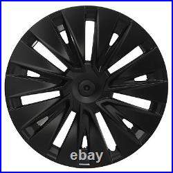 New 4 Pcs Wheel Hub Cap Matte Black Automobile Wheel Hub Fully Wrap Rim Protecto