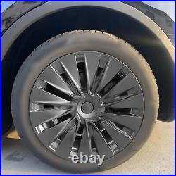 New 4 Pcs Wheel Hub Cap Matte Black Automobile Wheel Hub Fully Wrap Rim Protecto