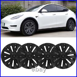 New 4 Pcs Wheel Hub Cap Matte Black Automobile Wheel Hub Fully Wrap Rim Protecto