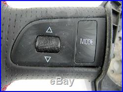 New OEM Audi Steering Wheel Flat Bottom Black Leather Red S Line B7 A4 TT S4 RS4