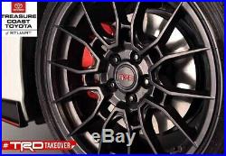 New Oem Toyota Avalon & Camry 19'' Trd Matte Black Alloy Wheels 4-piece Set