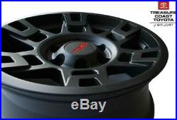 New Oem Toyota Matte Black Trd Aluminum 17 Inch Wheel 1 Piece