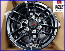 New Oem Toyota Tacoma 95-2020 Trd Pro Matte Black 16'' Trd Pro Wheels Set Of 4