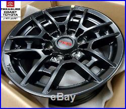 New Oem Toyota Tacoma 95-2020 Trd Pro Matte Black 16'' Trd Pro Wheels Set Of 4