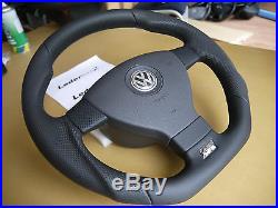 New Steering Wheel VW T5 Golf MK5 R V 5 Jetta thick flat bottom rehaped thick