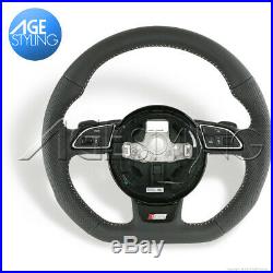 OEM AUDI A3 A4 A5 Q3 Q5 Q7 S-Line Flat Bottom Steering Wheel # 8K0419091CPIXC