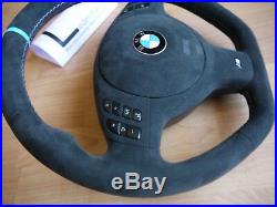 OEM BMW E46 M3 SMG CSL Top quality Ledermanz custom steering steering wheel flat