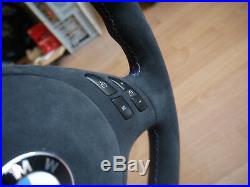 OEM BMW E46 M3 SMG CSL Top quality Ledermanz custom steering steering wheel flat