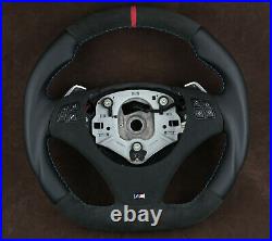 OEM BMW custom steering wheel flat bottom paddle DCT E90 E92 E81 E82 E93 E87 E88