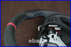 OEM BMW custom steering wheel flat bottom paddle DCT E90 E92 E81 E82 E93 E87 E88