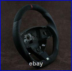 OEM JAGUAR Custom Steering Wheel Flat Bottom XF XFR XK XKR X250 X150 06-12