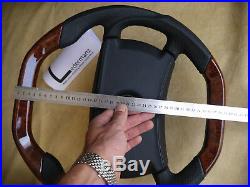 OEM! Mercedes Steering Wheel CUSTOM WOOD FLAT R107 SL W123 G S E W124 W126