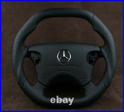OEM Mercedes custom steering wheel flat top & bottom W210 W208 W463 AMG CLK E