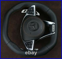 OEM Mercedes custom steering wheel flat top & bottom heated W463 W166 W212 W218