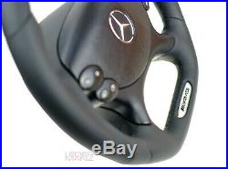 OEM Mercedes non-paddle flat bottom thick steering wheel R230 CLK W209 SL