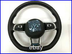 OE New VW Golf R MK7 Passat Tiguan T-Roc Flat Bottom Steering Wheel Complete Y