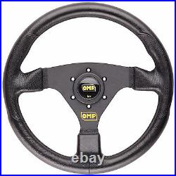 OMP Racing GP Flat Steering Wheel Polyurethane 330mm Black