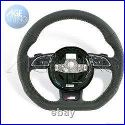 Oem Audi A1 8x A6 A7 4g S-line Flat Bottom Steering Wheel 2012-017 8xa419091frri