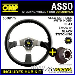 Omp Asso Steering Wheel Od/2019/ln & Hub Combo Ford Escort Cosworth 94-96