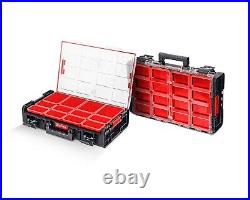Qbrick Pro Modular Storage Cart Set Basic 5pc Wheeled Toolbox Organiser XL 5in1